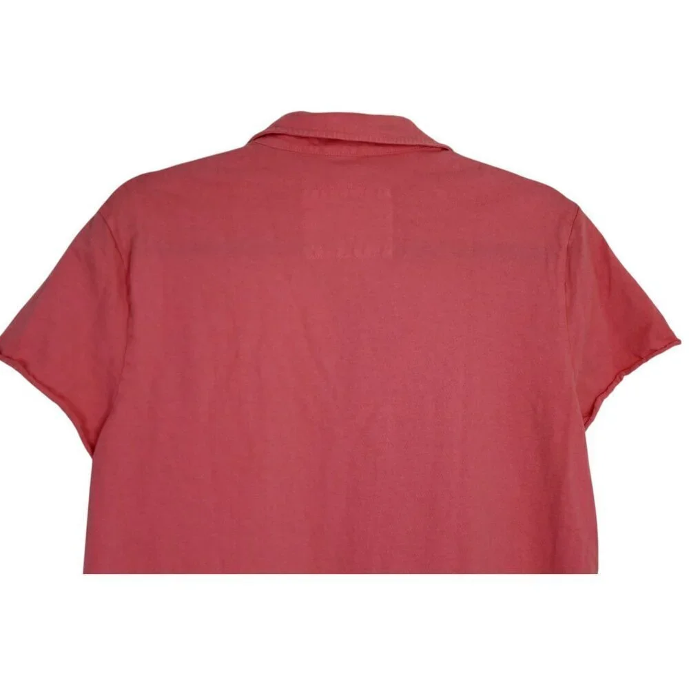 FRANK & EILEEN Lauren Polo Dress
Heritage Jersey Pink Short Sleeve Size Large - Picture 2 of 7